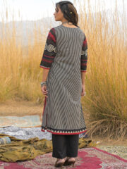 Women Ethnic Motifs Printed Regular Pure Cotton Kurta with Trousers & With Dupatta - Image 5