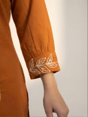 AADIVAA Women Floral Embroidered Regular Thread Work Pure Cotton Kurta with Trousers - Image 4