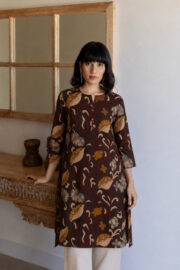 AADIVAA Ethnic Motifs Printed Pure Cotton Blend Kurti - Image 7