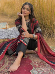 Women Ethnic Motifs Printed Regular Pure Cotton Kurta with Trousers & With Dupatta - Image 4